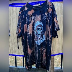 Yeezus World Tour Super Distressed Tee